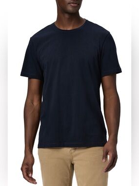 PAIGE Men's Navy Short Sleeve Crewneck Tee